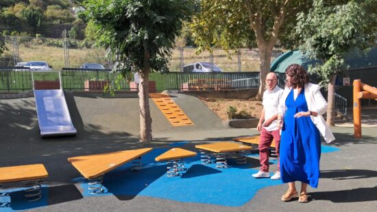 El CEIP Zamakola estrena patio inclusivo para arrancar el curso escolar en Bilbao