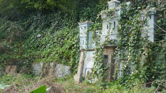 El castillo de Rekalde desaparecido entre hiedras y maleza