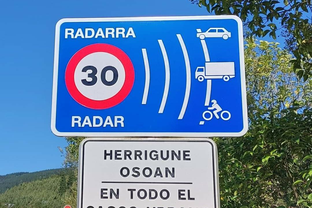 Este jueves se activa el radar a 30 km/h en varias zonas de Zalla