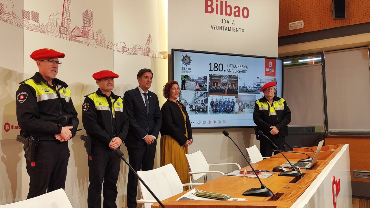 La Policía Municipal de Bilbao celebra su 180 aniversario