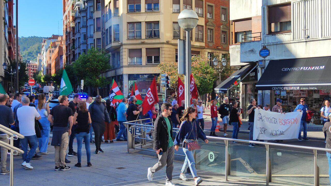 Manifestaciones por un convenio digno para el sector de las artes gráficas