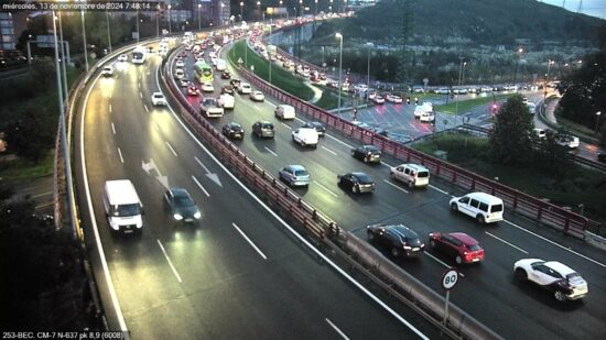 Finalizan las retenciones en varias carreteras de Bizkaia debido a dos accidentes