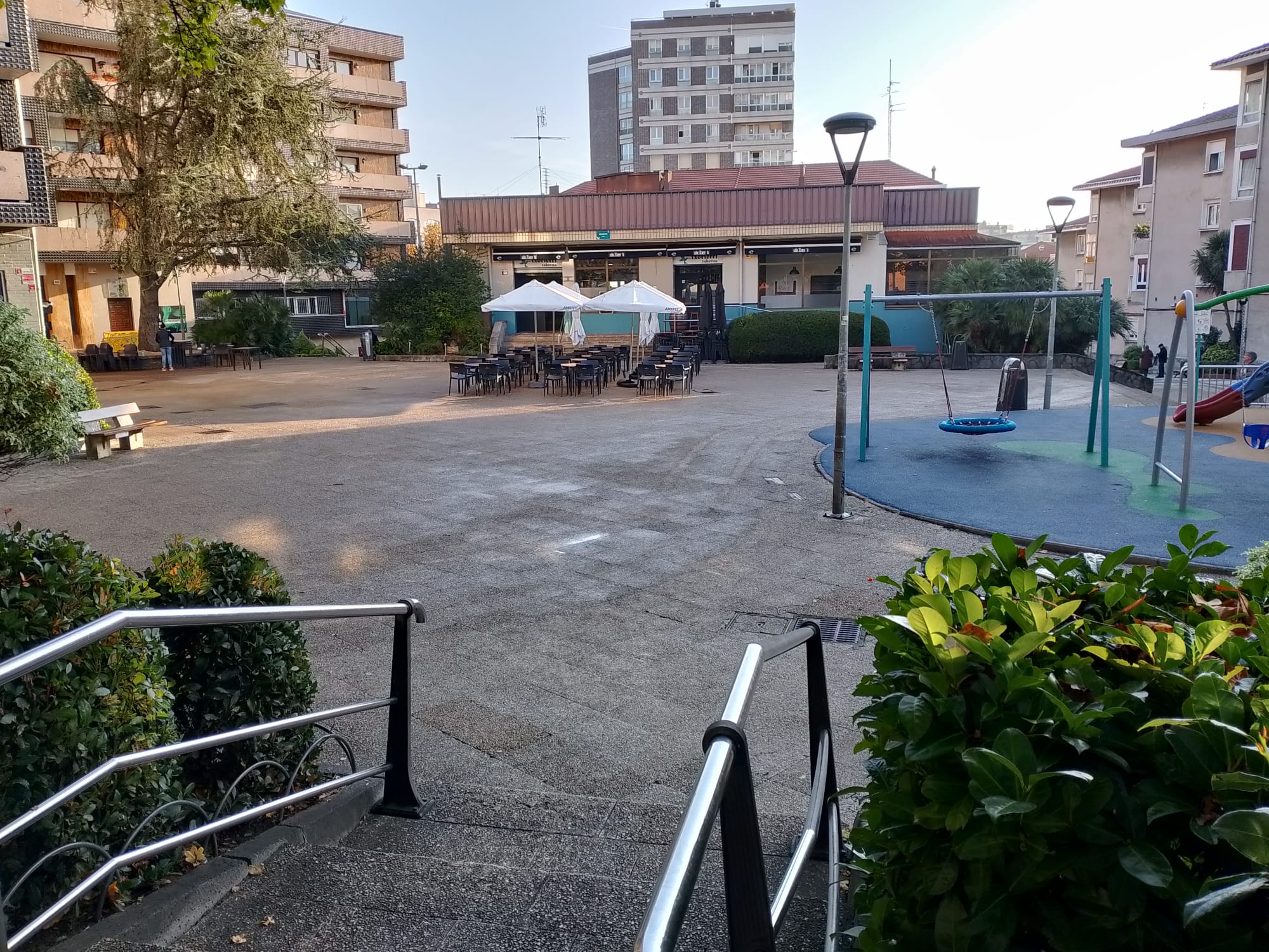 El lunes comienzan las obras en la plaza Ikeabarri de Leioa