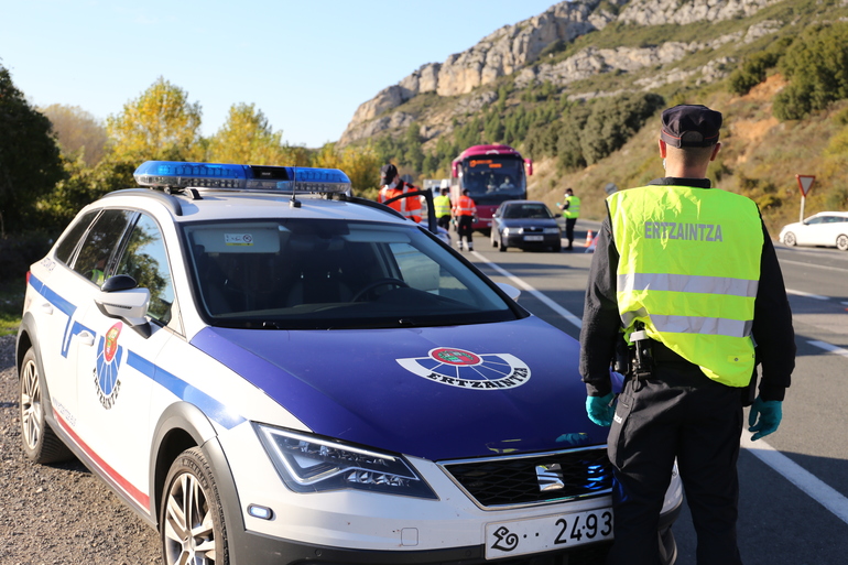 Campaña de control del transporte escolar en Euskadi