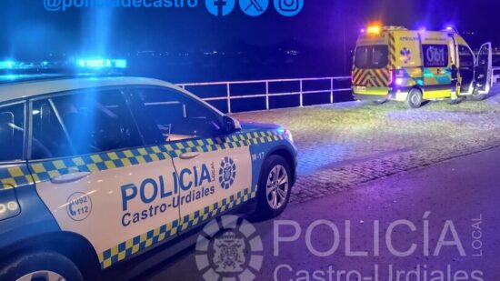 Rescatada una mujer de Barakaldo que saltó al agua tras discutir con su pareja en Castro Urdiales