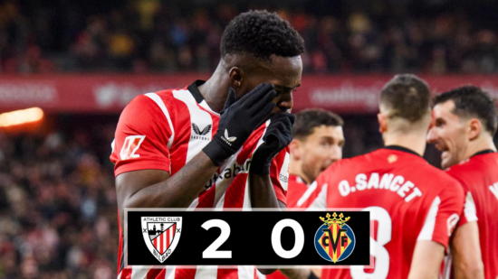 El Athletic arrolla al Villarreal y sigue imparable: ¡cuarta victoria consecutiva!