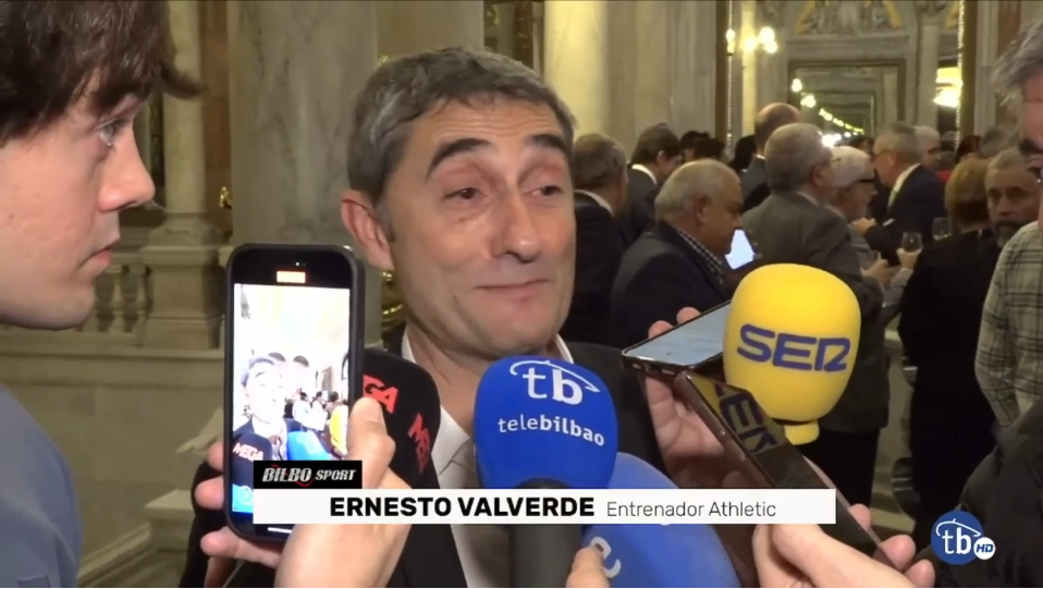 Ernesto Valverde: “En mi casa me dicen que soy el más bilbaíno de todos”