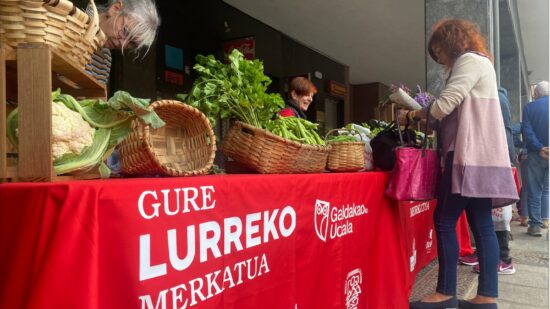 Vuelve la Feria de productos locales a Galdakao cada jueves