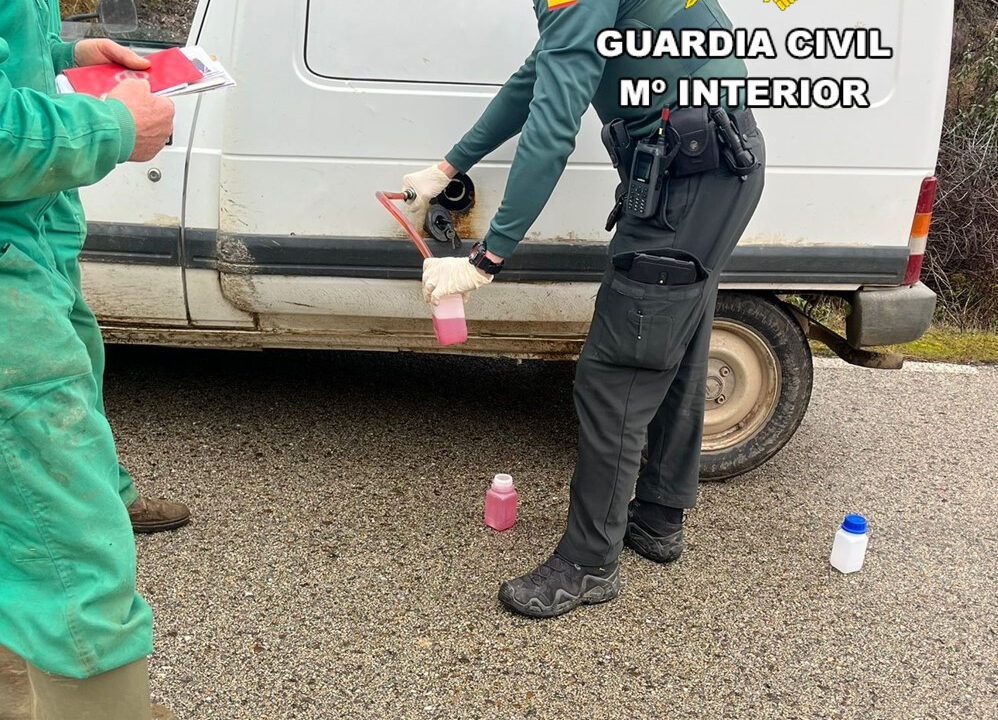 La Guardia Civil denuncia a un conductor por usar gasóleo bonificado en Arlanza