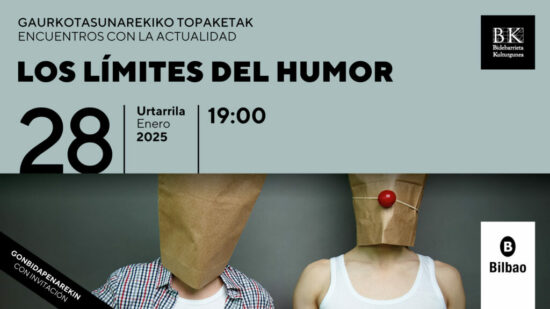 Bidebarrieta acoge el debate sobre los límites del humor en un nuevo «Encuentro con la actualidad»