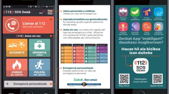 Bilbao se suma a la app de emergencias 112 SOS Deiak