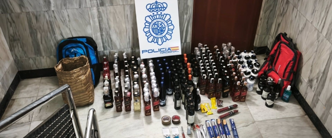 Detenido en Bilbao con 4.000 euros en bebidas alcohólicas robadas burlando alarmas