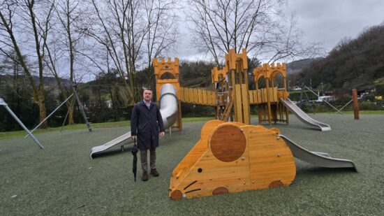 Una tirolina de 25 metros para el nuevo parque de Gorostiza