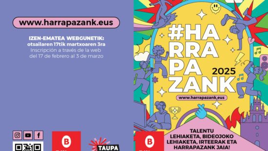 Llega a Bilbao una nueva edición de Harrapazank, programa de ocio juvenil en euskera