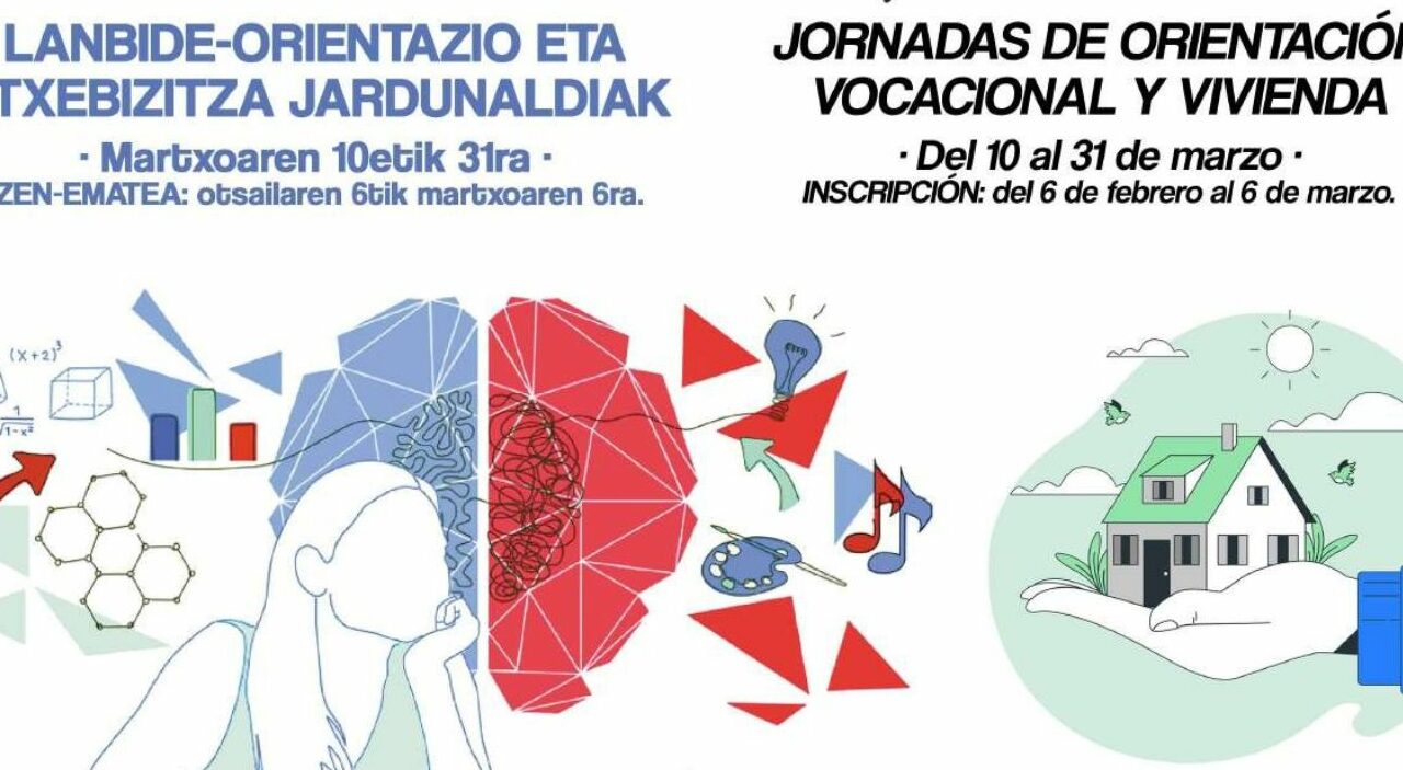 El ayuntamiento de Basauri presenta las jornadas de orientación vocacional y vivienda para jóvenes