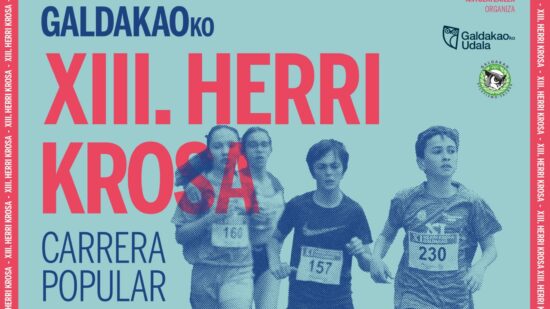 La XIII Herri Krosa de Galdakao se celebrará el 27 de abril en el polideportivo Urreta