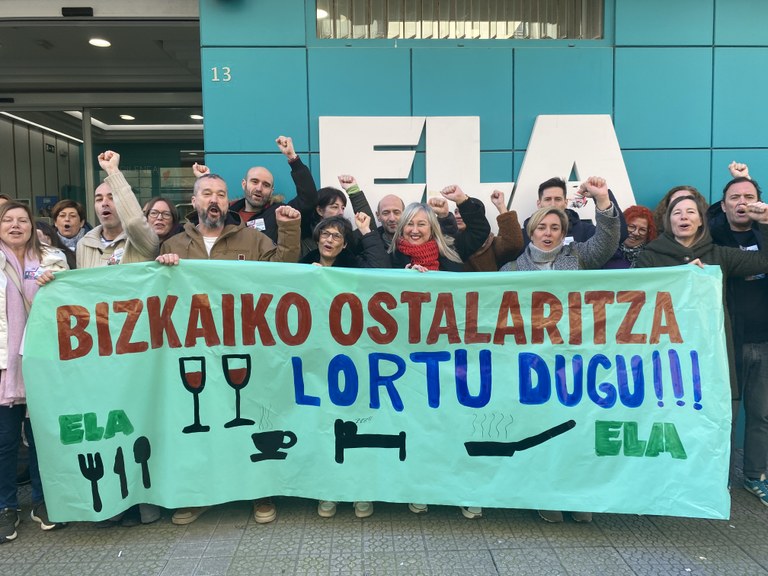 Se renueva el convenio de hostelería en Bizkaia: 220 euros más al mes