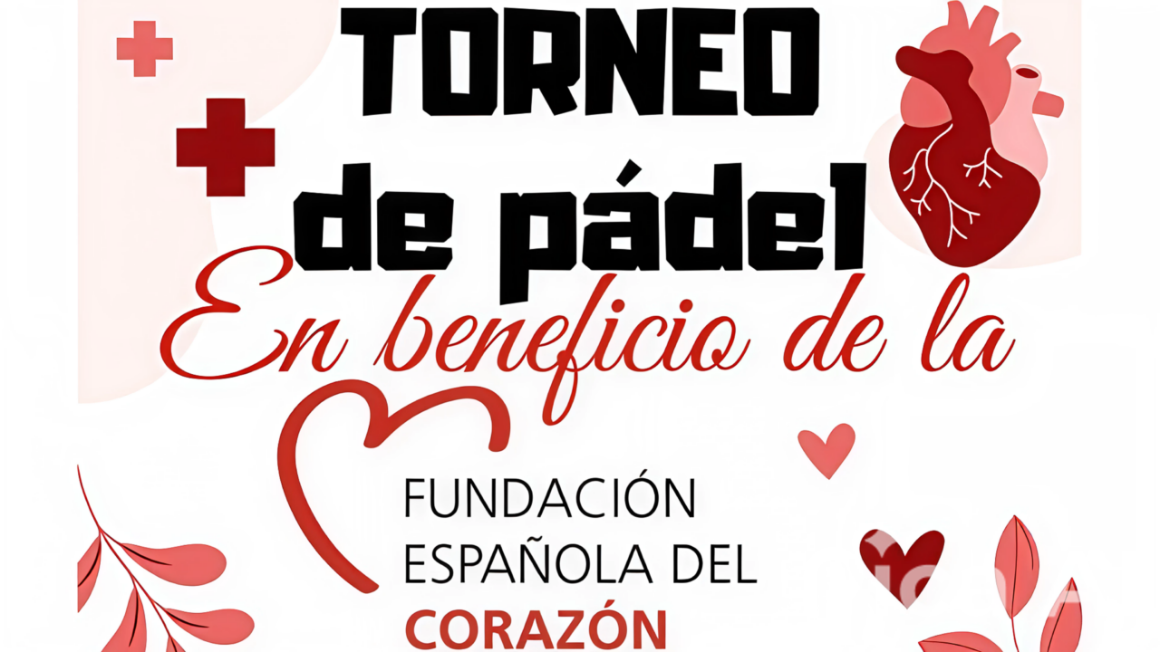 Un torneo de pádel solidario para luchar contra las enfermedades del corazón