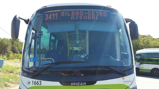 Getxo activa un servicio gratuito de taxi para Azkorri tras la supresión del Bizkaibus