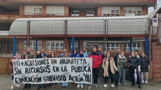 Familias denuncian agresiones en un colegio de Bilbao: “Los niños tienen miedo y no quieren ir a clase”