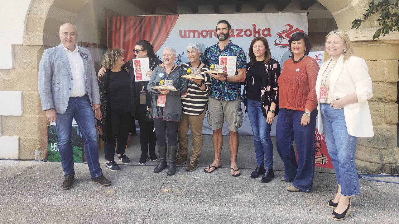 Umore Azoka premia lo mejor del arte callejero y reconoce a Amagoia Garaizabal