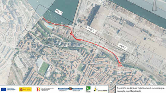 La Margen Izquierda pedalea hacia el futuro con su primer bidegorri intermunicipal