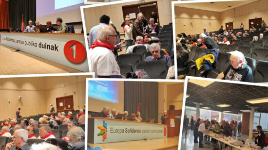 El Movimiento de Pensionistas de Euskal Herria recoge 145.142 firmas para igualar la pensión mínima al SMI