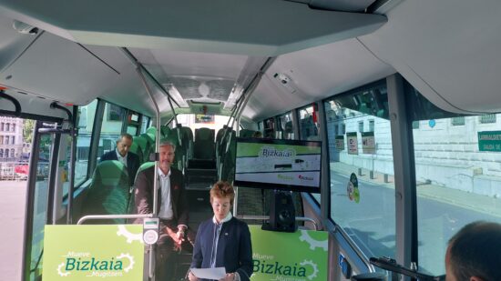 Bizkaibus presenta un nuevo modelo de movilidad bajo el lema «Bizkaibus mueve Bizkaia»