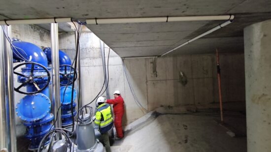 Bilbao termina los depósitos de Zorrotzaurre para frenar las inundaciones en mareas altas
