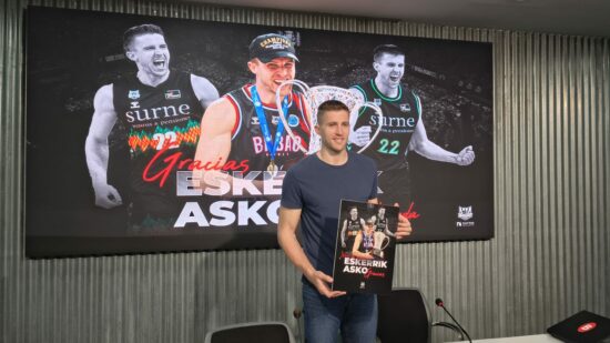 Xavi Rabaseda se despide del Bilbao Basket