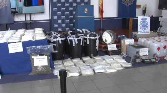 Incautan en Bizkaia el mayor alijo de anfetamina en Europa