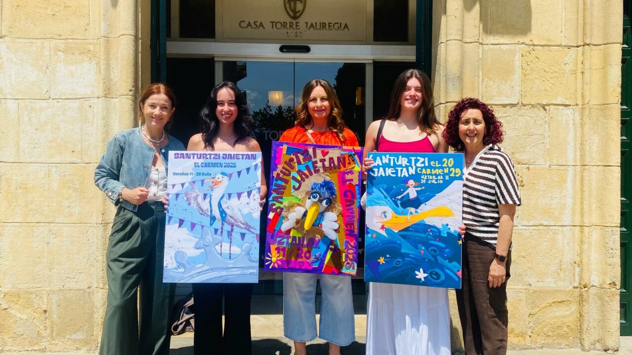 Éste es el cartel ganador de las fiestas del Carmen de Santurtzi