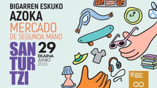 Santurtzi celebra su primer mercado de segunda mano: 29 de junio
