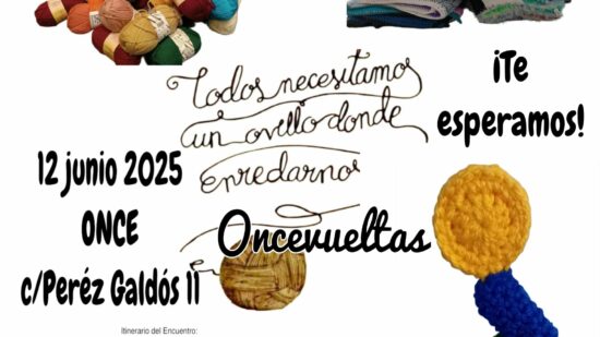 Mujeres de la ONCE nos invitan a tejer con ellas este jueves en Bilbao