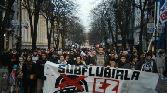 No rotundo al túnel bajo la ría: la plataforma Subflubiala Ez reta a la Diputación Foral a un debate público