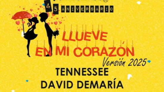Tennessee se une a David de María para revisitar su mayor hit ‘Llueve en mi corazón’