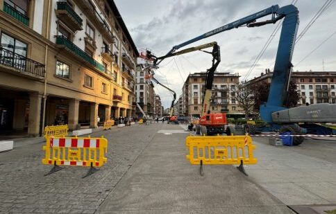 Cortes de tráfico en Getxo por el rodaje de la serie de Catherine Zeta-Jones