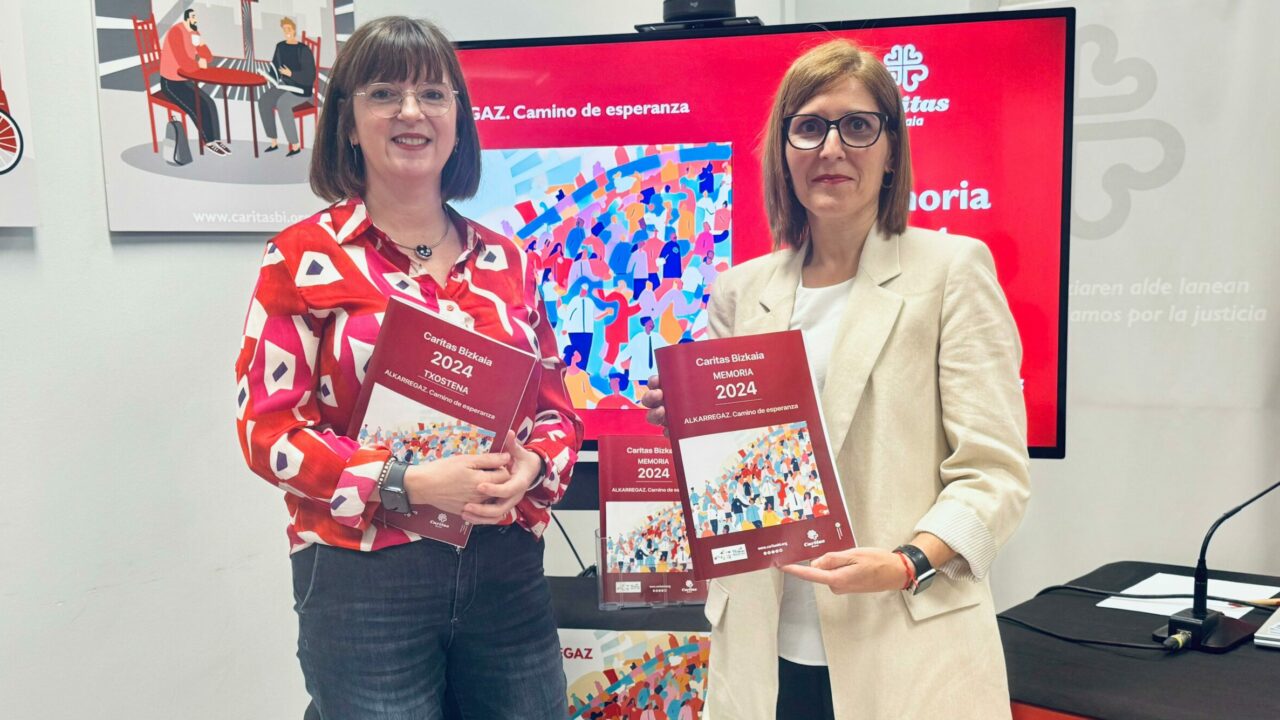 Cáritas Bizkaia acompañó a más de 12.000 personas en 2024 y alerta: “el ascensor social está parado”