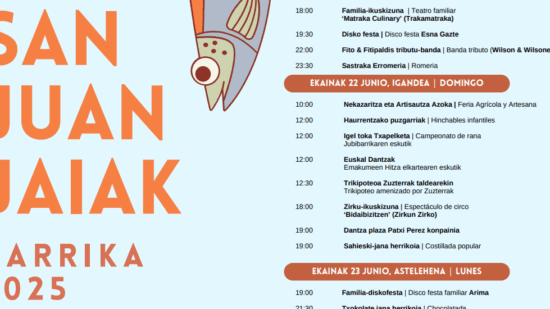 Fiestas de Barrika del 20 al 24 de junio: programa completo