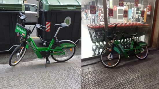 Ni robos ni vandalismo: el Ayuntamiento de Bilbao explica por qué hay bicis mal estacionadas