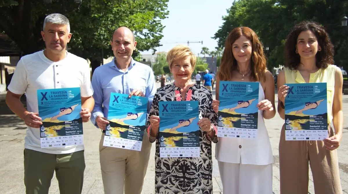La Travesía La Sardina cumple 10 años en la Ría de Bilbao