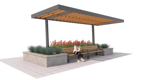 Bilbao busca la sombra en zonas como la Plaza San Pedro de Deusto