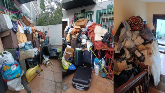 Un vecino con síndrome de Diógenes llena de basura las zonas comunes de una comunidad en Getxo