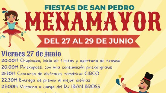 Fiestas de Menamayor de Mena del 27 al 29 de junio