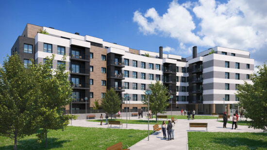 Mungia lanza 60 viviendas de VPO con garaje y trastero en Karmelo Etxegarai