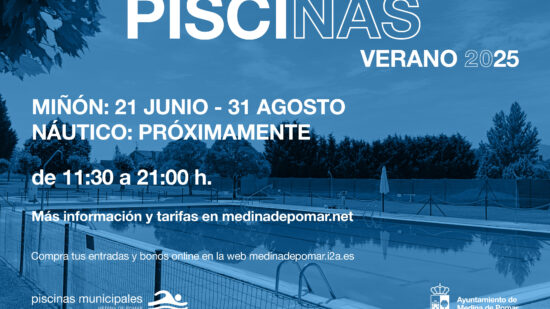 Medina de Pomar se ve obligada a mantener cerrada la piscina municipal del Club Náutico