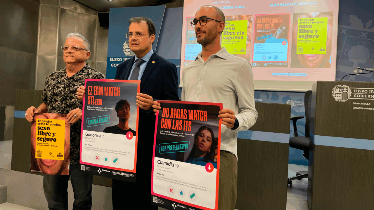 Aumentan los casos de infecciones de transmisión sexual en Euskadi