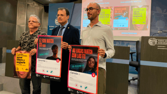 Aumentan los casos de infecciones de transmisión sexual en Euskadi