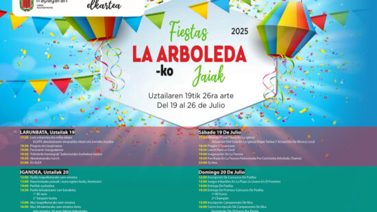 Fiestas de la Arboleda del 19 al 26 de julio: programa completo