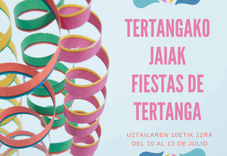 Fiestas de Tertanga del 10 al 12 de julio: programa completo
